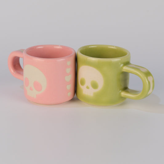 espresso cup - skull